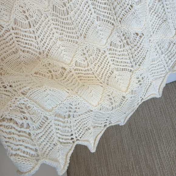 Zara Openwork Knit Midi Dress - Picture 4 of 8